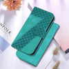 For Realme 13+ Global Seven-shaped Embossed Leather Phone Case(Green)