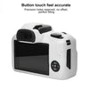 For Canon EOS R100 Litchi Texture Soft Silicone Protective Case(White)
