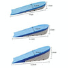 Half-Size Inner Heightening Pads Soft And Comfortable Invisible Shock Absorption Increased Insoles, Size: 2.5cm(Blue)