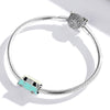 S925 Sterling Silver Mini Bus Beads DIY Bracelet Necklace Accessories