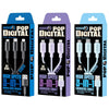 WEKOME WDC-04 Tidal Energy Series 3A USB to 8 Pin+Type-C+Micro USB 3 in 1 Braided Data Cable, Length: 1.2m (Blue)