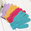 5 PCS Shower Bath Gloves Exfoliating Spa Massage Scrub Body Glove(Green)