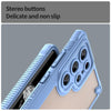 For Samsung Galaxy S22 Ultra 5G Armor Glaze PC Hybrid TPU Phone Case(Blue)