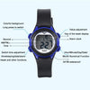 JNEW 9688-4 Children Multi-Function Colorful Backlight Waterproof Sports Electronic Watch(White)