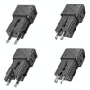 hoco AC24 Mini PD25W QC3.0 Universal Travel Charger(Black)