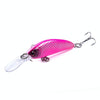 HENGJIA Long Throw Bionic Cocked Mouth Fake Bait Fishing Three-jaw Treble Hooks(3#)