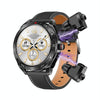 LEMFO T95 1.52 inch IPS Screen 2 in 1 Bluetooth Earphone Smart Watch Support Health Monitoring(Black)