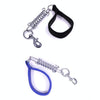 Short Bungee Dog Lead with Foam Handle - Medium/Large - Blue - 40cm