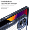For Samsung Galaxy A06 5G Carbon Fiber Texture Translucent Phone Case(Blue)