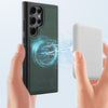 For Samsung Galaxy S22 Ultra 5G LC.IMEEKE Magsafe Phone Case(Green)