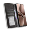 For vivo V40e 5G / iQOO Z9S 5G Magnetic Buckle Retro Texture Leather Phone Case(Black)
