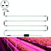 LED Plant Lamp Household Full Spectral Filling Hard Lamp Strip, Style: 50cm 4 Head(Pink Light UK Plug)
