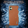For Samsung Galaxy A06 4G AZNS Electroplated Edge Carbon Fiber Texture Phone Case(Black)