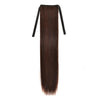 Natural Long Straight Hair Ponytail Bandage-style Wig Ponytail for WomenLength: 60cm (Marron)