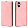 For Samsung Galaxy A06 5G Retro-skin Magnetic Suction Leather Phone Case(Pink)