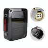1 Pair 15W DC 12V IP67 4 in 1 Car LED Tail Lights / Driving Lights / Brake Lights/Turn Reverse, European Version