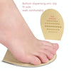 10 Pairs Exercise Adjustment Size Shoes Pads, Style: Female Round Head Black