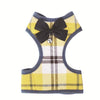 Plaid Dog & Cat Vest Harness with Lead (M)