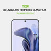 For Xiaomi Mi 11T / 11T Pro MOFI 9H 3D Explosion-proof Curved Screen Tempered Glass Film(Black)