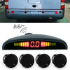 PZ316 Digital LED Crescent Shape Display Rear View Mirror Car Recorder for Truck with 4 Rear Radar