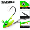 Lead Material Fish Shape Anti-hanging Bottom Hook, Specification: 15g(Orange)