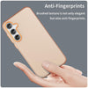 For Samsung Galaxy A35 5G Frosted Translucent TPU Hybrid PC Full Coverage Phone Case(Orange)