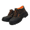215 Microfiber Leather Anti-puncture Wear-resistant Work Shoes Smash-proof Oil-resistant Safety Shoes, Spec: High-top (44)