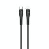 TOTU BPD-013 Skin Sense Series Type-C to 8 Pin Silicone Fast Charging Data Cable, Length:2m(Black)
