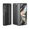 For Samsung Galaxy Z Fold3 5G Integrated PC + PU Phone Case with Pen / Pen Box(Black)
