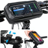 WILD MAN MS33 0.6L Mountain Bike Hard Shell Phone Touch Screen Handlebar Bag(Black)