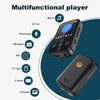 MP3 Bluetooth Music Player HIFI Sports Clip Touch Screen MP4, Memory: 32GB(Black)