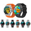 K62 1.43 Inch Waterproof Bluetooth Call Weather Music Smart Sports Watch, Color: Brown Leather