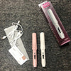 Wireless Mini USB Rechargeable Hair Straightener Hair Curler Double Purpose Hair Splint(White)