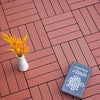 Outdoor Plastic Wood Waterproof Anti-corrosion Splicing Floor(Rosewood)