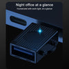 USB to 8 Pin Multifunction Travel Case Shape Apapter(Light Gold)