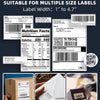 Phomemo PM241-BT Bluetooth Address Label Printer Thermal Shipping Package Label Maker, Size: US(White Purple)