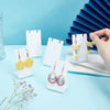 10pcs YX040 Acrylic Jewelry Earrings Display Stand(White)