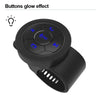 Universal Strap Shape Steering Wheel Remote Control Car Multimedia Wireless Button Remote Control (Black)