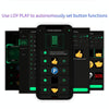 HI.GROOM Car LED Customized Pixel Emoji Lights Bluetooth Remote Control Interactive AI Screen, Style: No Remote Control