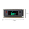 DL1906 Mini Digital Inclinometer Multifunctional Aluminum Alloy Magnetic Digital Display Spirit Level(Silver)