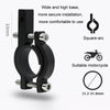 Aluminum Alloy Motorcycle Bicycle Navigation Mobile Phone Holder(Black)