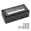 Max DC 48V 100A Heavy-Duty Module Design Bus Bar 4 M6 / 12 M4 Terminal Studs Box Busbar for Car / RV / Boat
