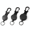 Retractable High Elastic Wire Rope Gourd Shaped Key Chain, Size: Large