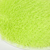 Green Plush Round Pet Bed, Large 60x60cm - Warm & Cosy