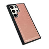 For Samsung Galaxy S25+ 5G Cowhide Texture Back Cover Phone Case(Rose Gold)