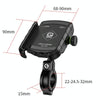 Kewig M8S Bicycle Aluminum Navigation Mount Outdoor Cycling Cell Phone Holder(Black)