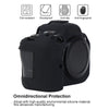 For Canon EOS R6 Mark II Litchi Texture Soft Silicone Protective Case(Black)