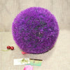 Artificial Grass Plant Ball Topiary Wedding Event Home Outdoor Decoration Hanging Ornament, Diameter: 8.7 inch
