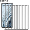 For Xiaomi Mi Note 10 Lite 25 PCS 3D Curved Edge Full Screen Tempered Glass Film(Black)