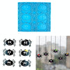 DIY Halloween Spider Glass Pendant Crystal Drop Plastic Mold(Blue)